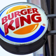 This is the Burger King logo on a sign outside a downtown Pittsburgh Burger King.